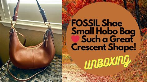 UNBOXING! FOSSIL SHAE SMALL HOBO BAG .